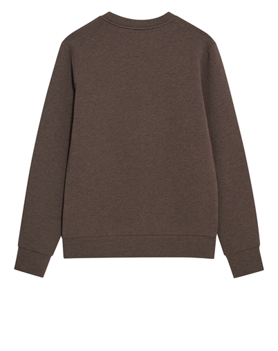 Mos Mosh Gallery - MMGAbel Crew Neck Sweatshirt - Chocolate Brown Melange 